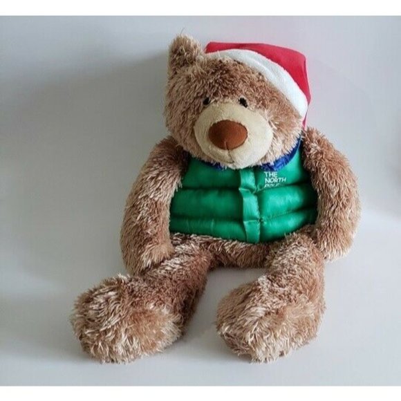The North Pole Teddy Bear 15in Plush Christmas Hallmark - Picture 2 of 4